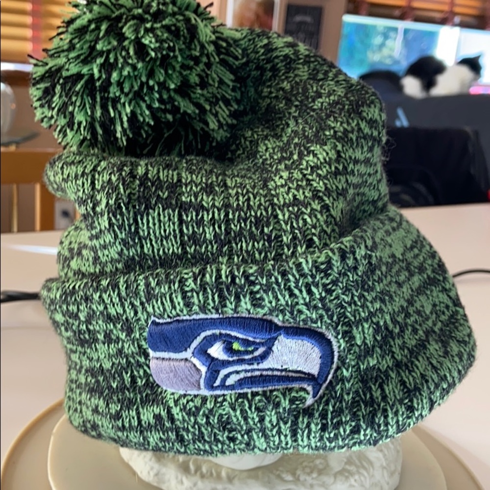 Seahawks stocking hat, excellent condition.